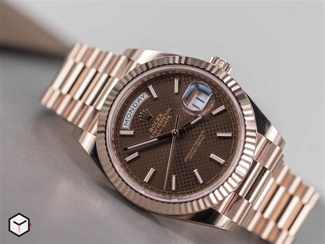 rolex chocolates|rolex day date chocolate dial.